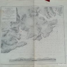 Mapas contemporáneos: MAPA COSTERO. PUERTO PETRO Y CALA LLONGA. ISLAS BALEARES. MALLORCA. 1893.