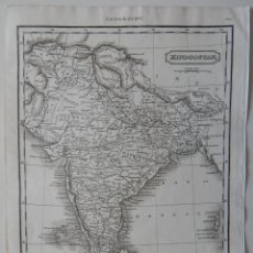 Mapas contemporáneos: ANTIGUO MAPA / GEOGRAPHY - HINDOOSTAN - PUBLISHED BY BARLETT, NEWMAN & BARTLETT, OXFORD 1818. Lote 266546803