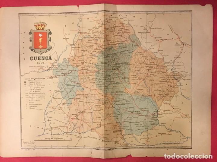 Mapas contempor&aacute;neos: MAPA DE CUENCA 1901 ALBERTO MARTIN EDITOR - Foto 1