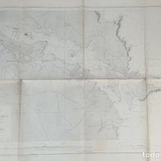 Mapas contemporáneos: MAPA COSTERO. PUERTO DE MAHON. ISLAS BALEARES. MAR MEDITERRANEO. MENORCA. 1896.