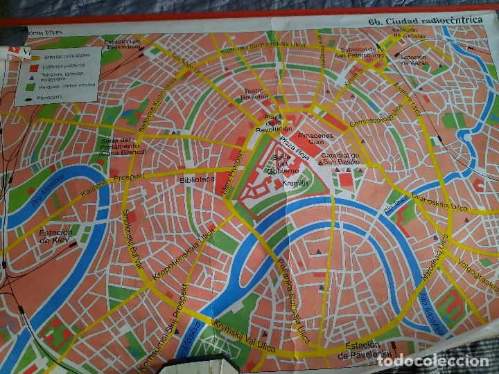 Contemporary maps: MAPA VICENS VIVES 6A CIUDAD LINEAL. 6B. CIUDAD RADIOC&Eacute;NTRICA. CON DETERIORO EN LAS EQUINAS.