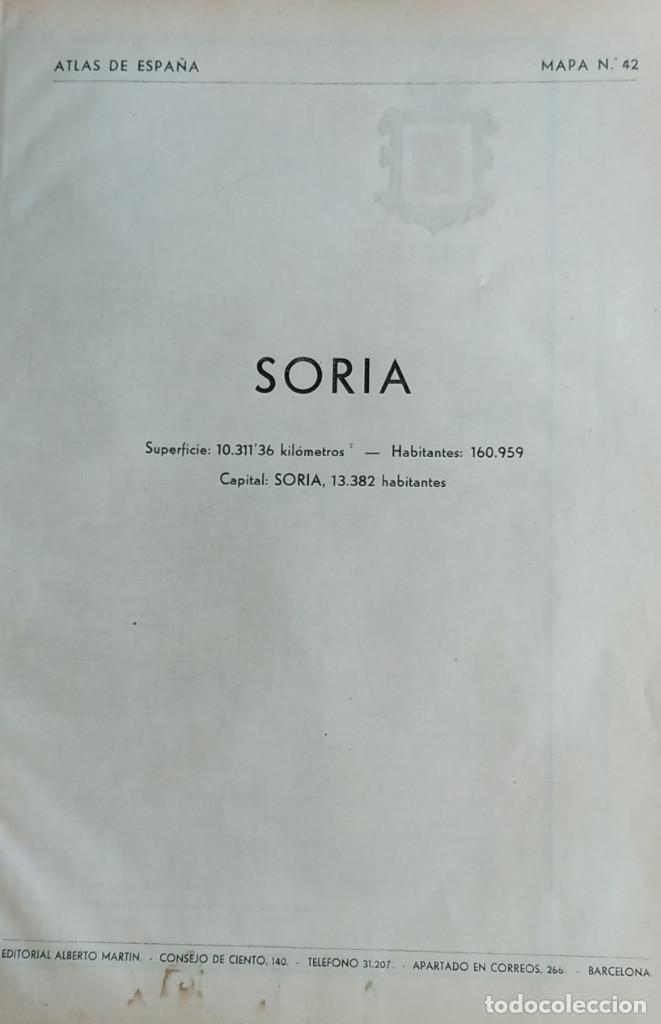 Zeitgen&ouml;ssische Karten: Mapa de la Provincia de Soria. Benito Ch&iacute;as. A&ntilde;o 1850. Ed. Alberto Mart&iacute;n. Barcelona