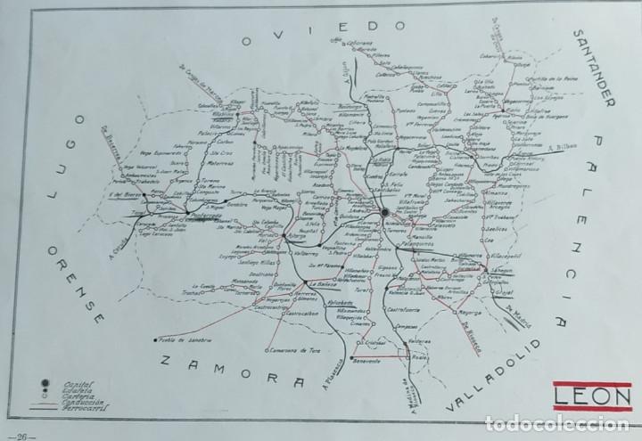 Mapas contempor&aacute;neos: Mapa de Le&oacute;n (anverso) y de Ja&eacute;n (reverso) - Foto 1