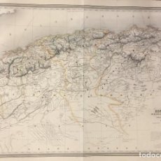 Mapas contemporáneos: MAPA DE ARGELIA, ALGERIE DRESSEE PAR A.H. DUFOUR, CH. DYONNET S. XIX PL. 27