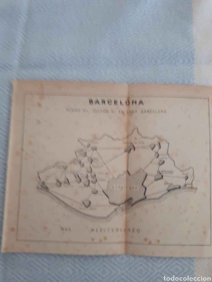 Mapas contempor&aacute;neos: Plano Mapa de los 50s El gran Barcelona - Foto 2