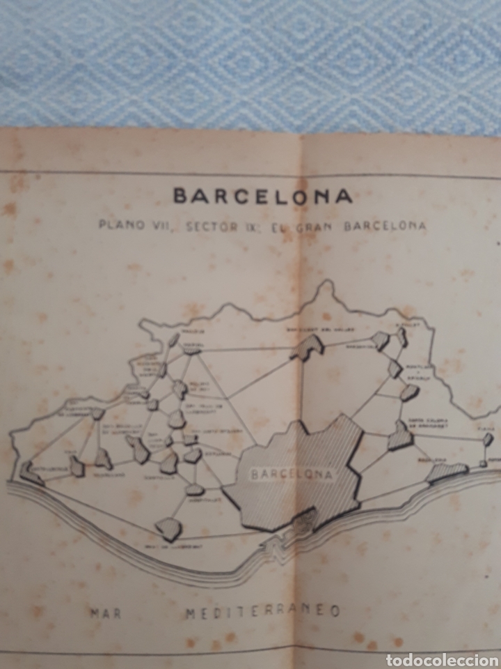 Mapas contempor&aacute;neos: Plano Mapa de los 50s El gran Barcelona - Foto 1