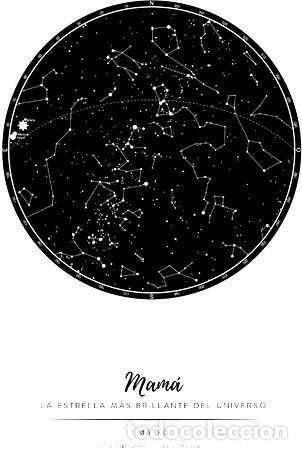 Zeitgen&ouml;ssische Karten: dia de la madre mapa de estrellas personalizado 1 hijo