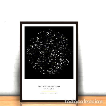 Mapas contempor&aacute;neos: carta de estrellas personalizado - Foto 1