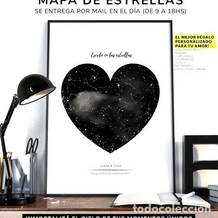 Zeitgen&ouml;ssische Karten: mapa de estrellas corazon envio por mail en 24hs enamorados