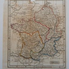 Mapas contemporáneos: ANTIGUO MAPA / GALLIA - LONDON PUBLISHED BY A. ARROWSMITH. Lote 268441999