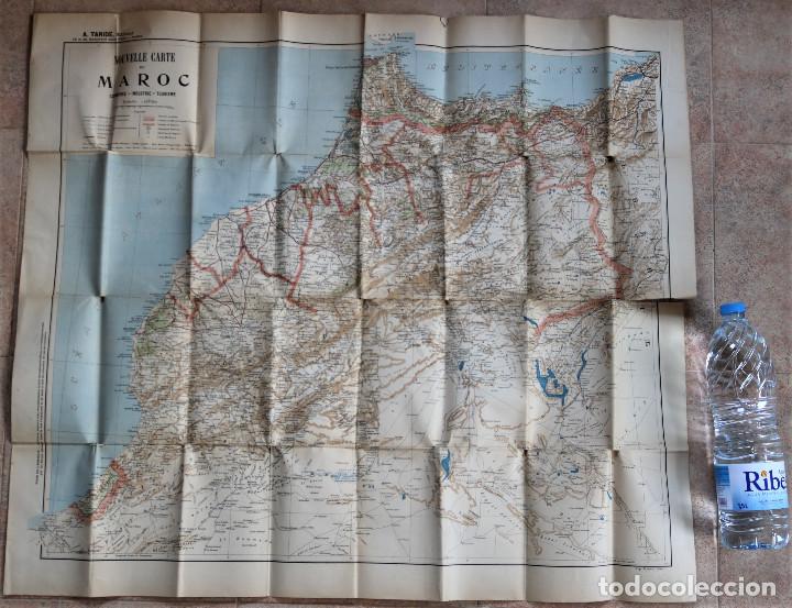 Mapas contempor&aacute;neos: MAPA DE MARRUECOS - EDITORIAL A.TARIDE - PARIS - - Foto 3