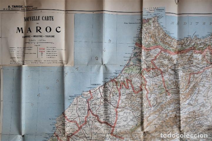 Mapas contempor&aacute;neos: MAPA DE MARRUECOS - EDITORIAL A.TARIDE - PARIS - - Foto 7