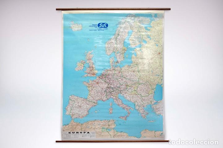 Contemporary maps: Mapa de Europa a&ntilde;os 80
