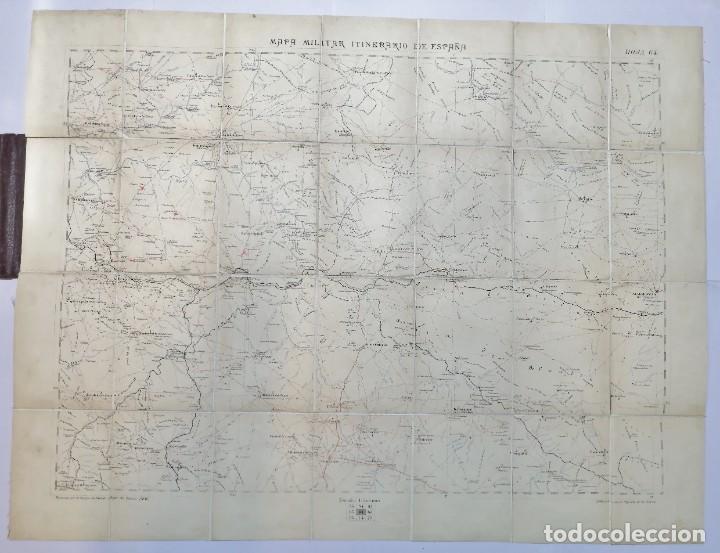 Contemporary maps: MAPA MILITAR ITINERARIO DE ESPA&Ntilde;A. ALMADEN. HOJA 64 ESCALA 1:200000. 1886.