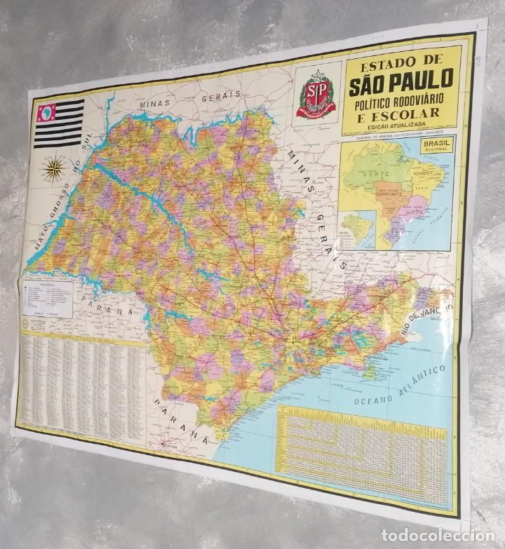Mapa Vial Mapa Político Vial Y Escolar Del Estado De Sao Kaufen ...