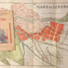 Mapas contemporáneos: CAPITALES DE ESPAÑA, PLANO DE GERONA, BENITO CHIAS CARBO, AÑOS 40