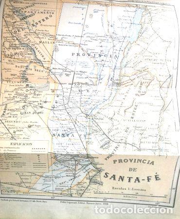 Mapas contempor&aacute;neos: mapa antiguo de santa fe