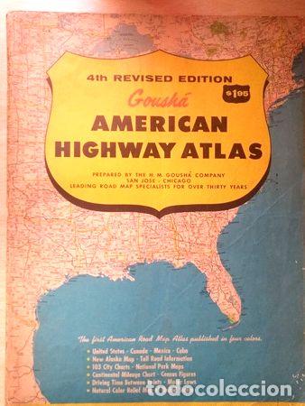 Mapas contempor&aacute;neos: mapa historico ano 1959american highway atlas