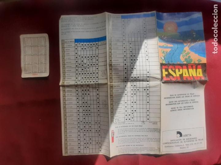 Mapas contempor&aacute;neos: Mapa de autopistas de peaje. 1983 - Foto 1