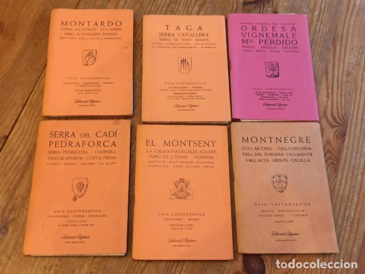 Mapas contempor&aacute;neos: 6 GUIAS CARTOGRAFICAS - EDITORIAL ALPINA (C8)