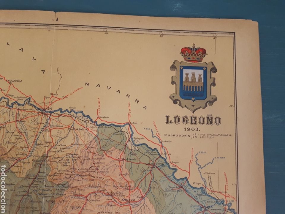 Mapas contempor&aacute;neos: Mapa de Logro&ntilde;o Benito Chias 1903 - Foto 4