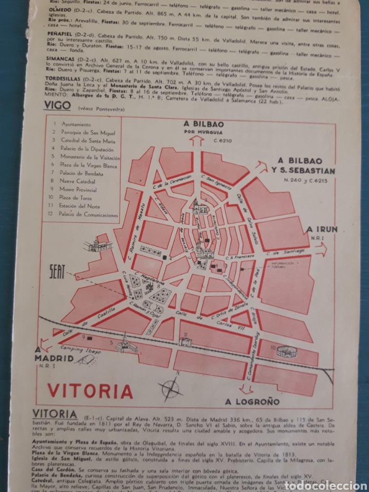 Mapas contempor&aacute;neos: Vitoria mapa/plano vintage - Foto 2