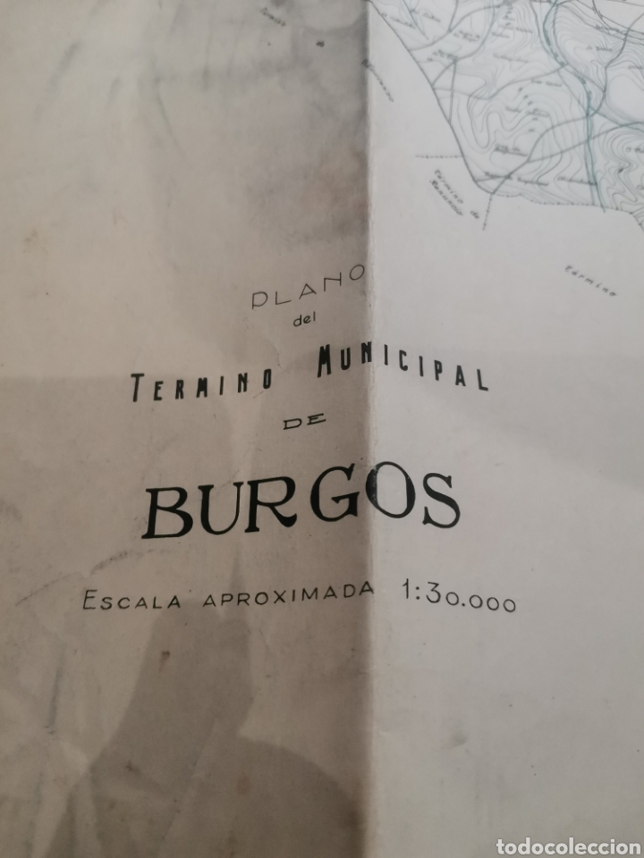 Mapas contempor&aacute;neos: Plano del t&eacute;rmino municipal de Burgos