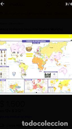 Mapas contempor&aacute;neos: mapa primera guerra mundial