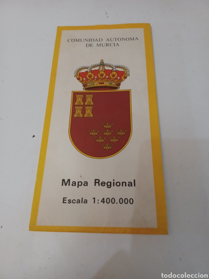 Mapas contempor&aacute;neos: Mapa regional escala 1:400.000 Comunidad Aut&oacute;noma Murcia Inst. Geogr&aacute;fico Nacional 1983 - 59x48 cm