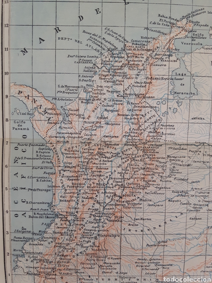 Mapas contempor&aacute;neos: Mapa de Colombia, Nueva granada - Foto 4