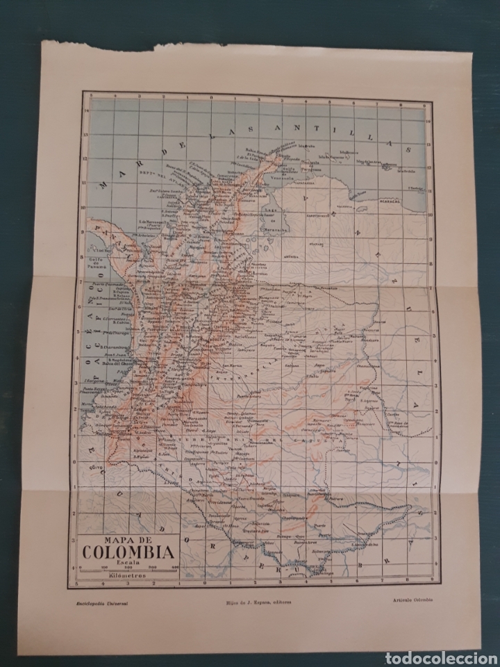 Mapas contempor&aacute;neos: Mapa de Colombia, Nueva granada - Foto 1