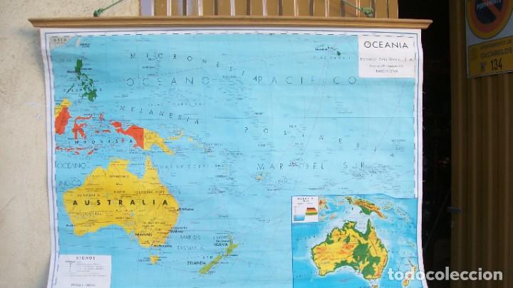 Contemporary maps: MAPA DE ESCUELA DE OCEANIA A&Ntilde;O 1959