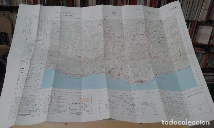 Mapas contempor&aacute;neos: Mapa de Motril, Servicio Geogr&aacute;fico del Ejercito, escala 1:100.000