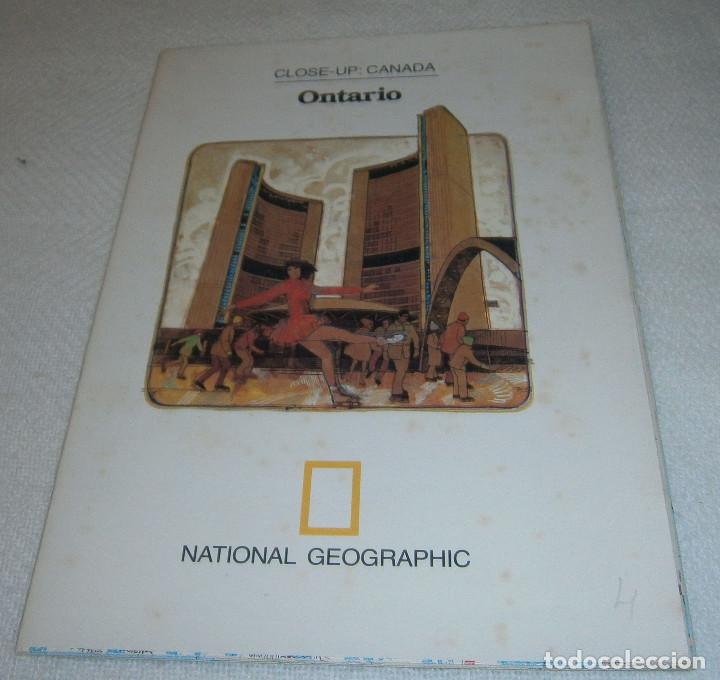 Mapas contempor&aacute;neos: Ontario mapa Canada + explicaciones close-up-canada National Geographic