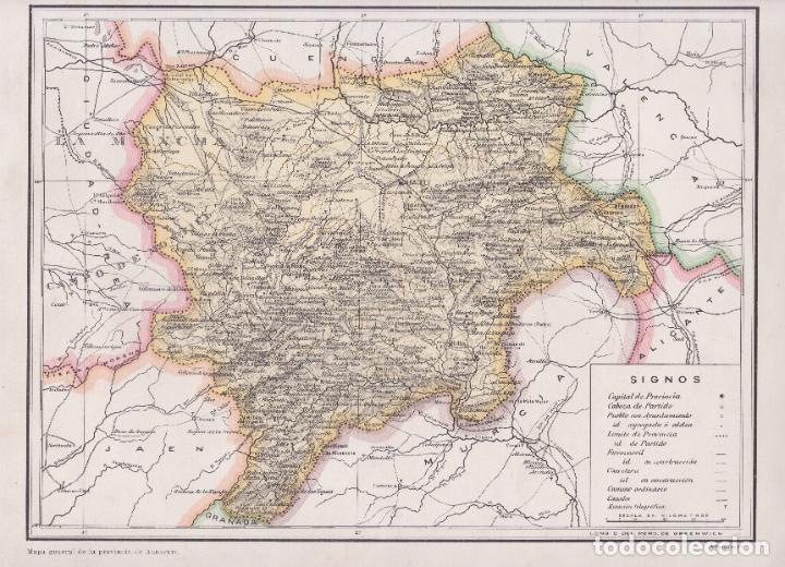 Contemporary maps: MAPAS DE ALBACETE &ndash; ENCICLOPEDIA ILUSTRADA SEGUI &ndash; M POMPIDO &ndash; DOS CARAS