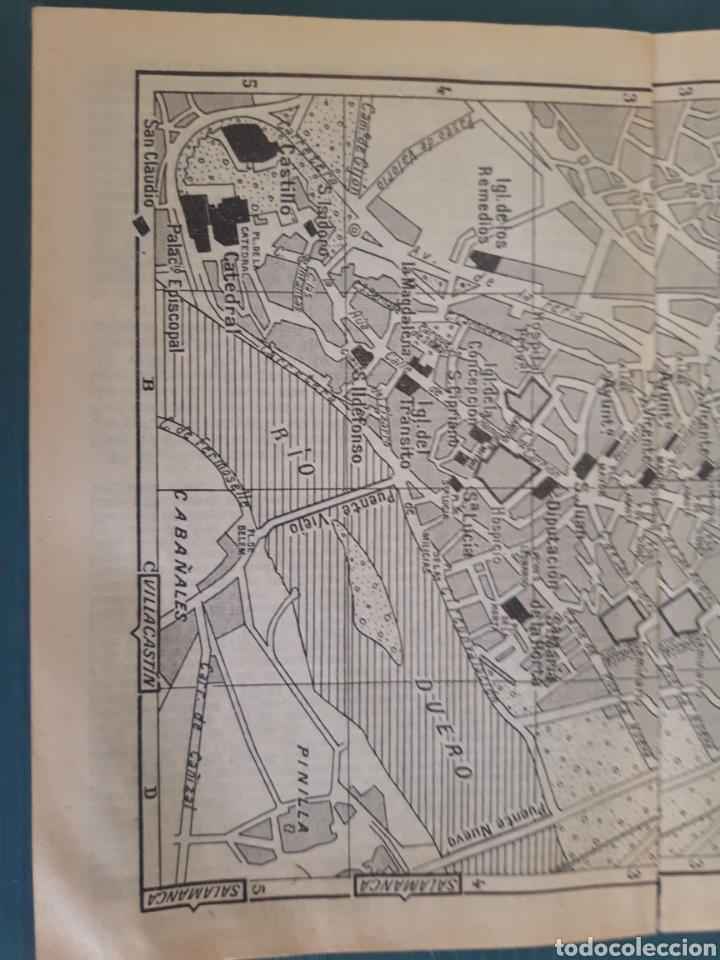 Mapas contempor&aacute;neos: Mapa/plano vintage Zamora - Foto 3