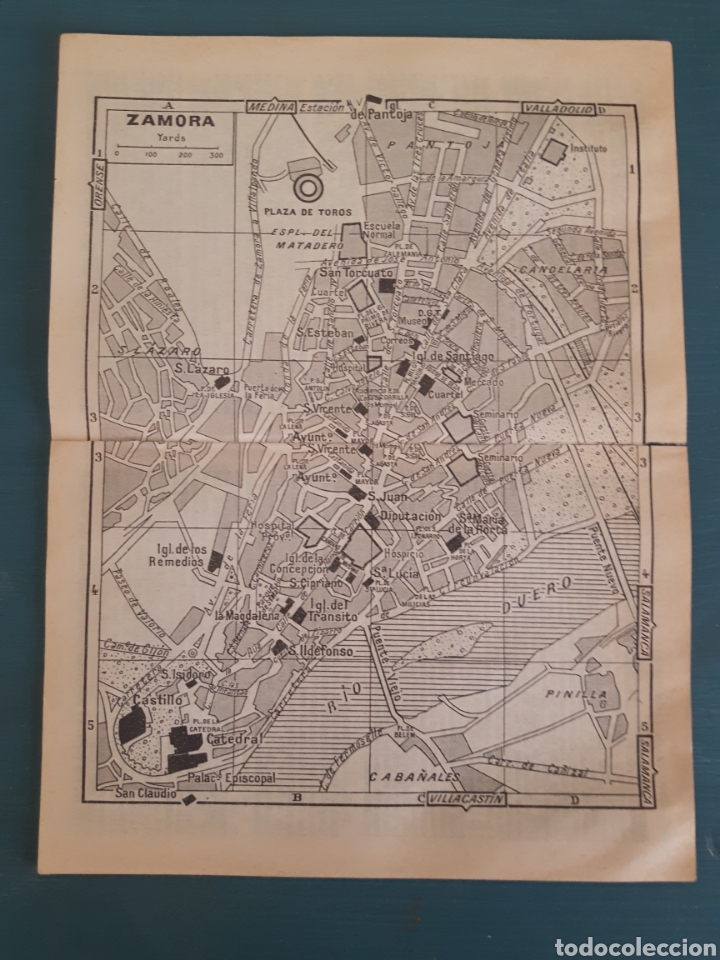 Mapas contempor&aacute;neos: Mapa/plano vintage Zamora - Foto 1