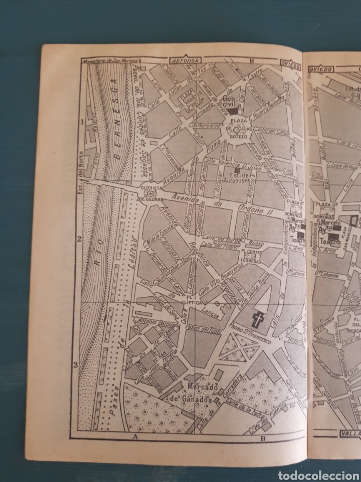 Mapas contempor&aacute;neos: Mapa/plano vintage de Le&oacute;n - Foto 2