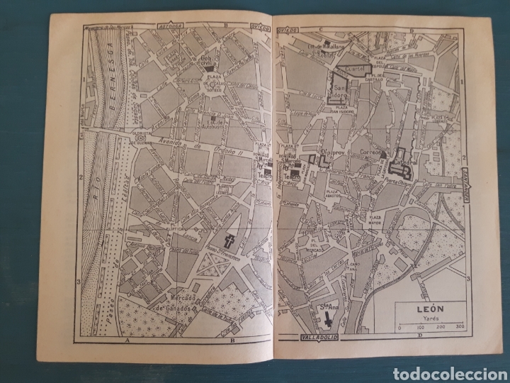 Mapas contempor&aacute;neos: Mapa/plano vintage de Le&oacute;n - Foto 1