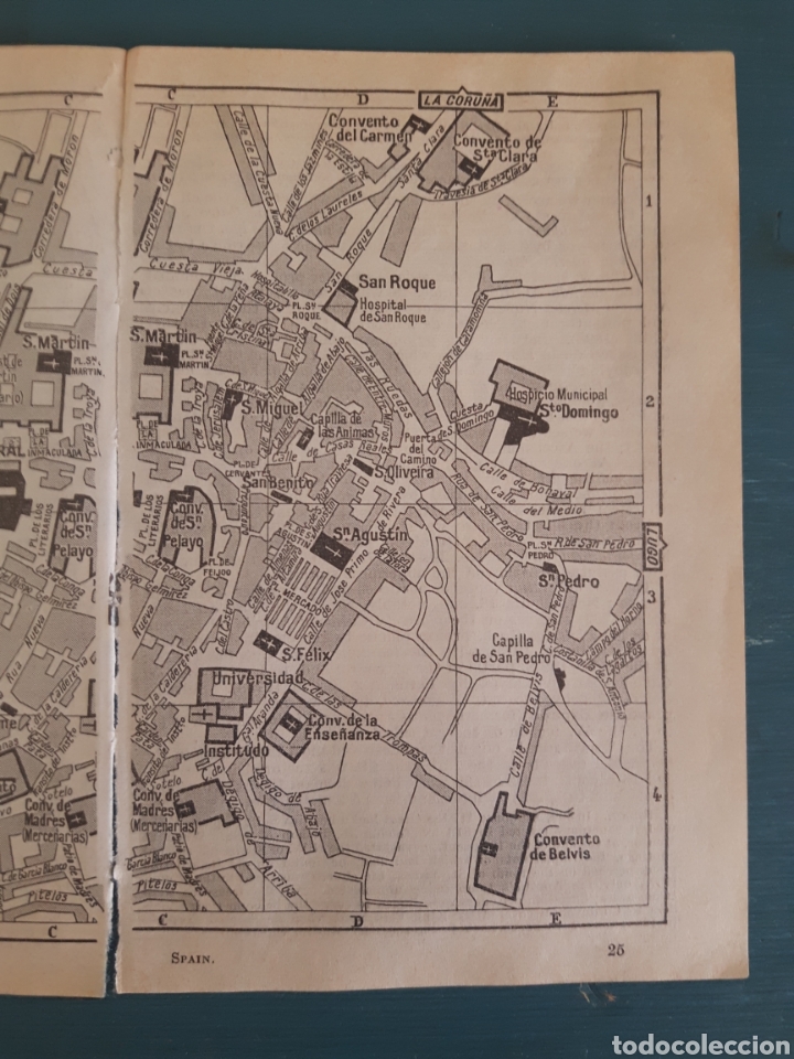 Mapas contempor&aacute;neos: Mapa/plano de Santiago de Compostela - Foto 2