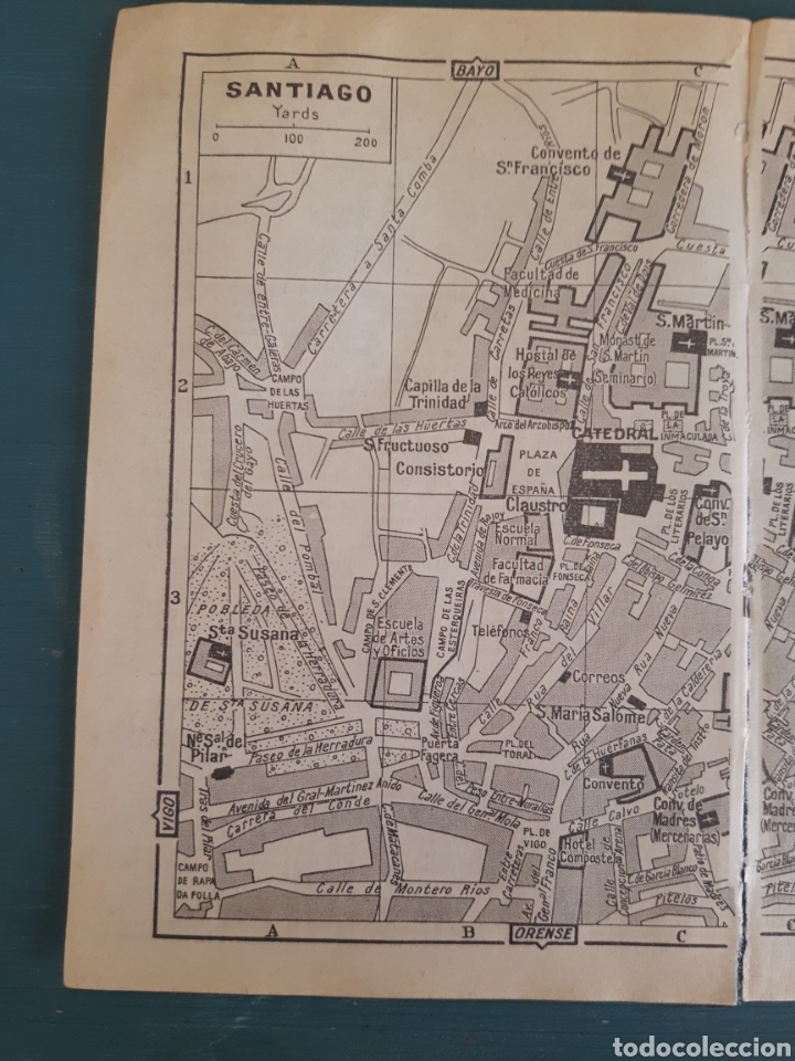Mapas contempor&aacute;neos: Mapa/plano de Santiago de Compostela - Foto 3