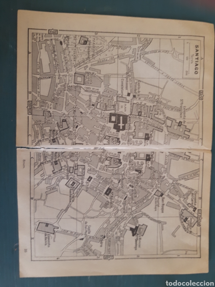 Mapas contempor&aacute;neos: Mapa/plano de Santiago de Compostela - Foto 1