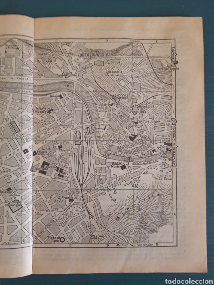 Mapas contempor&aacute;neos: Mapa/plano vintage de Bilbao - Foto 3