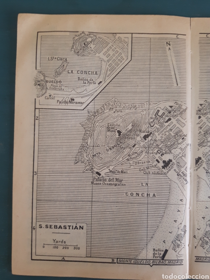 Mapas contempor&aacute;neos: Mapa/plano San Sebastian y playa de la Concha - Foto 2