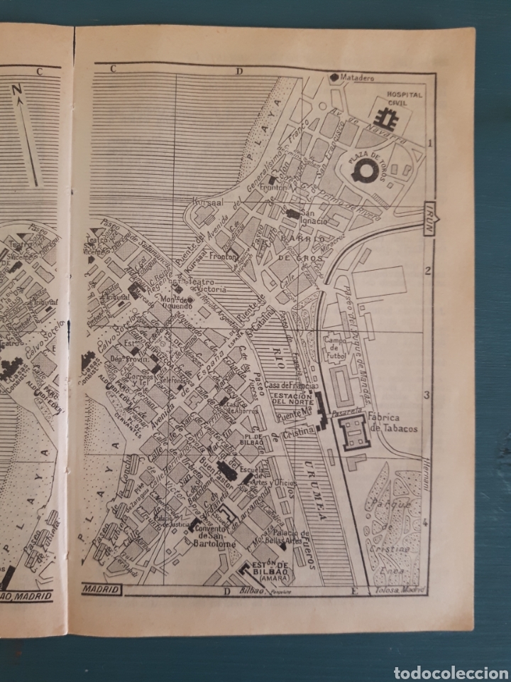 Mapas contempor&aacute;neos: Mapa/plano San Sebastian y playa de la Concha - Foto 3