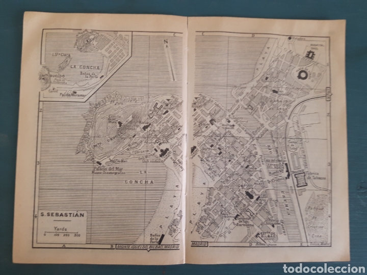 Mapas contempor&aacute;neos: Mapa/plano San Sebastian y playa de la Concha - Foto 1