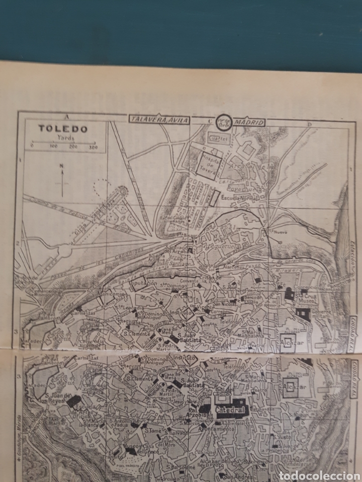 Mapas contempor&aacute;neos: Mapa/plano vintage de Toledo - Foto 2