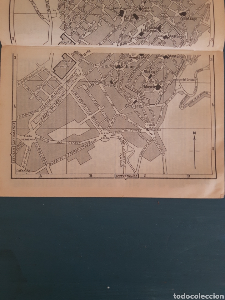 Mapas contempor&aacute;neos: Mapa/ plano vintage de Caceres - Foto 3