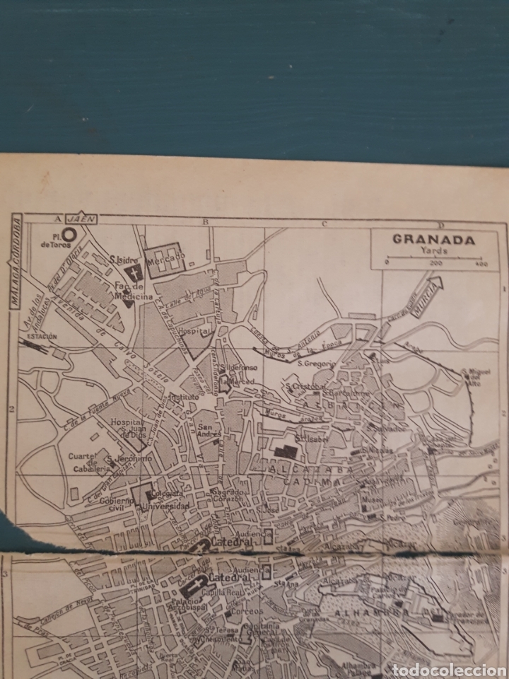Mapas contempor&aacute;neos: Mapa/plano vintage de Granada - Foto 2