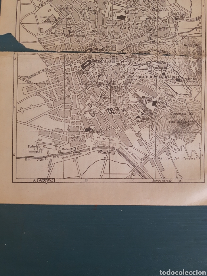 Mapas contempor&aacute;neos: Mapa/plano vintage de Granada - Foto 3